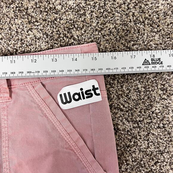 Lot (2) SOFT SURROUNDINGS Women's 6 Blue Pink Zippered Cargo Minimalist Pants - Picture 9 of 12